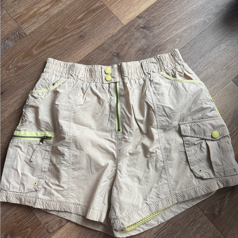 Women's Beige Cargo Hiking Shorts